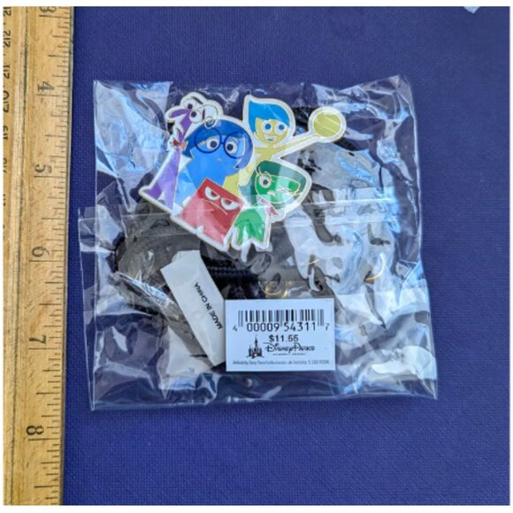 Disney Inside Out Characters Bolo Lanyard - Joy, Fear, Sadness, Anger & Disgust - Picture 3 of 3